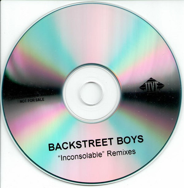 Backstreet Boys : Inconsolable Remixes (CDr, Single, Promo)