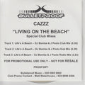 Cazzz : Living On The Beach (Special Club Mixes) (CD, Promo)