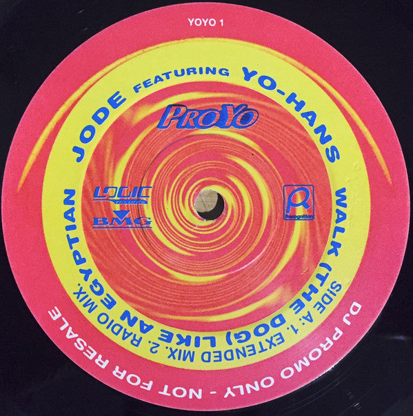 Jode Featuring Yo-Hans : Walk (The Dog) Like An Egyptian (12", Promo)