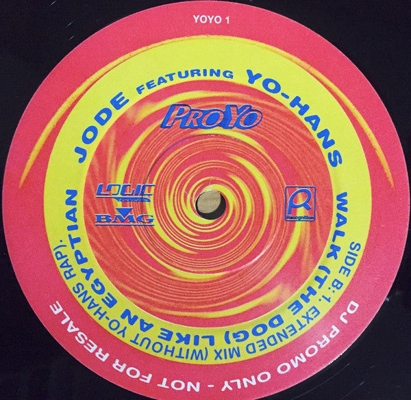 Jode Featuring Yo-Hans : Walk (The Dog) Like An Egyptian (12", Promo)