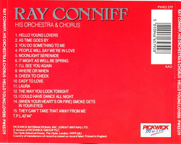 Ray Conniff And His Orchestra & Chorus : Hello Young Lovers (CD, Comp)