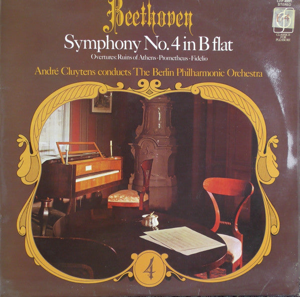 Ludwig van Beethoven / André Cluytens, Berliner Philharmoniker : Symphony No. 4 In B Flat (LP, Album)