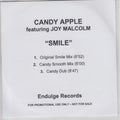 Candy Apple Featuring Joy Malcolm : Smile (CDr, Single, Promo)
