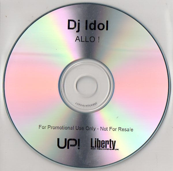 DJ Idol : Allo! (CDr, Maxi, Promo)