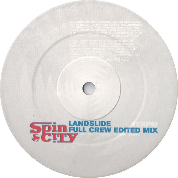 Spin City (2) : Landslide (12", Promo)