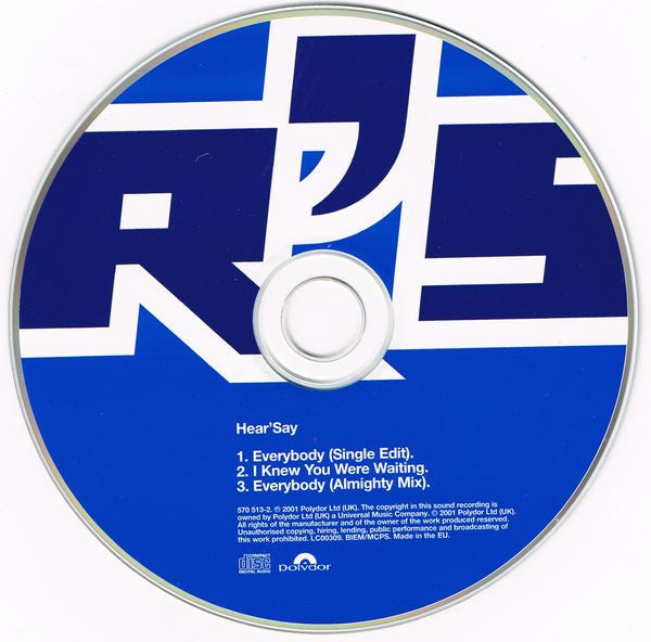Hear'Say : Everybody (CD, Single)