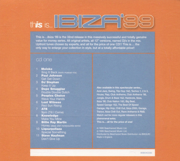 Various : This Is... Ibiza 99 (2xCD, Comp + CD, Mixed + Box)