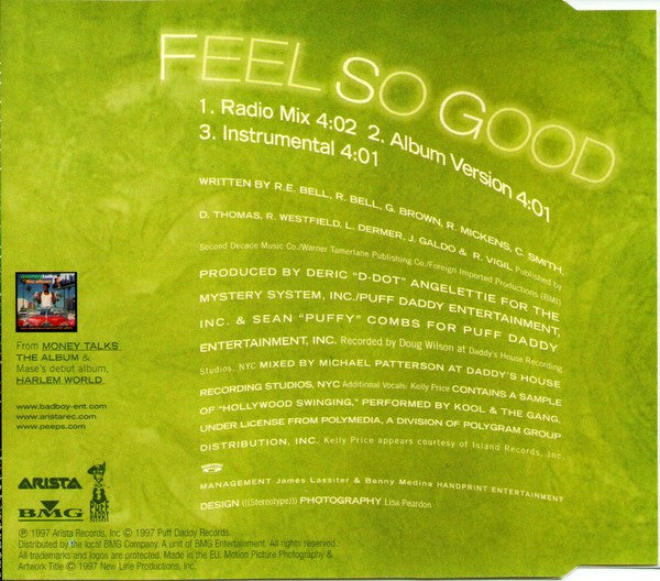 Mase : Feel So Good (CD, Single)