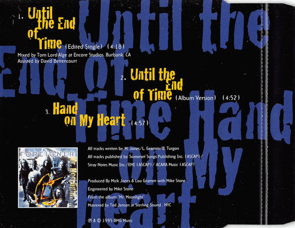 Foreigner : Until The End Of Time (CD, Single)