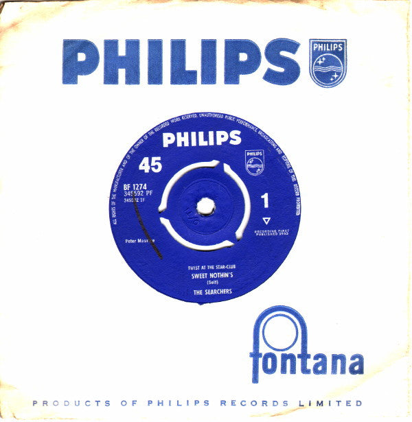 The Searchers : Sweet Nothin's (7", Single)