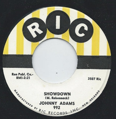 Johnny Adams : Showdown / Tra-La-La  (7", Single)
