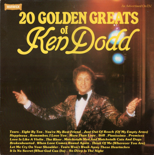 Ken Dodd : 20 Golden Greats Of Ken Dodd (LP, Comp)