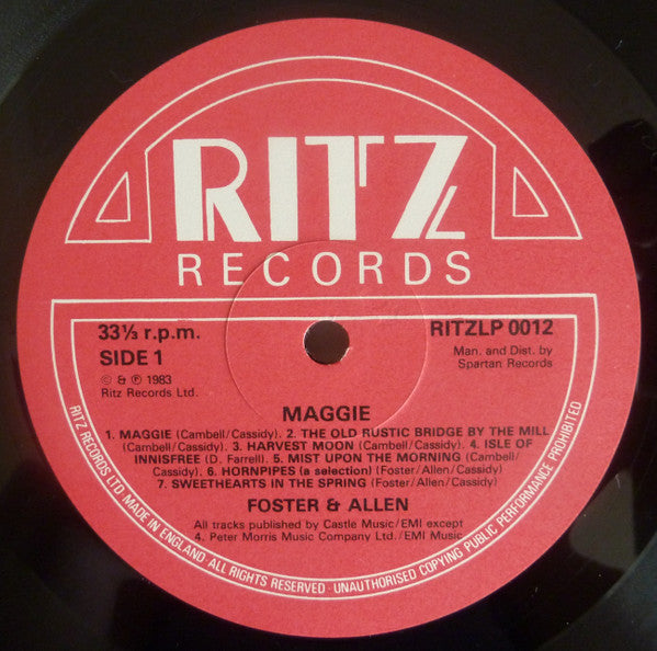 Foster & Allen : Maggie (LP, Album)