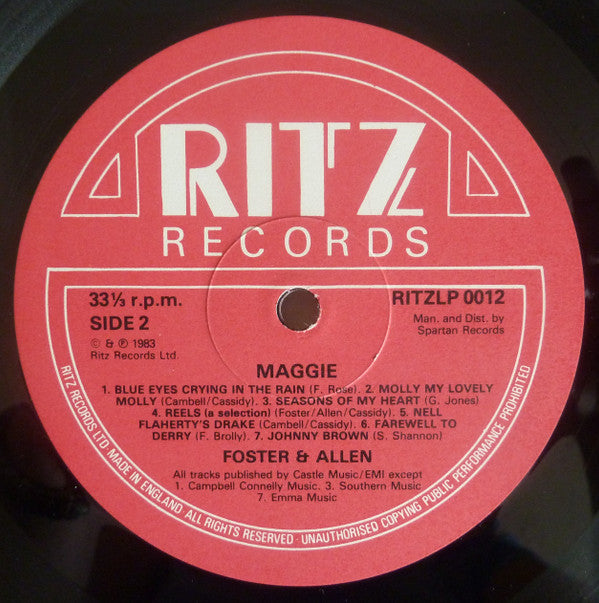 Foster & Allen : Maggie (LP, Album)