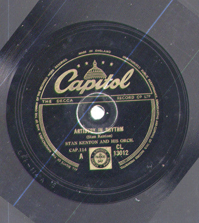 Stan Kenton And His Orchestra : Artistry In Rhythm / Artistry In Boogie (Shellac, 10", Mono)