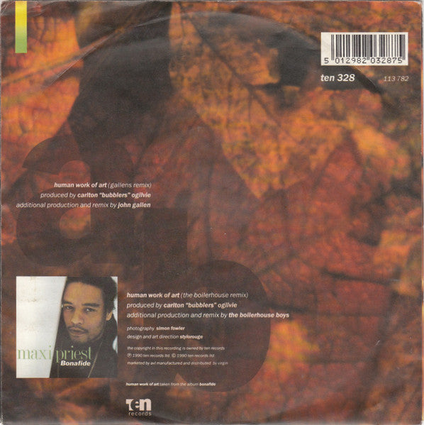 Maxi Priest : Human Work Of Art (7", Single)