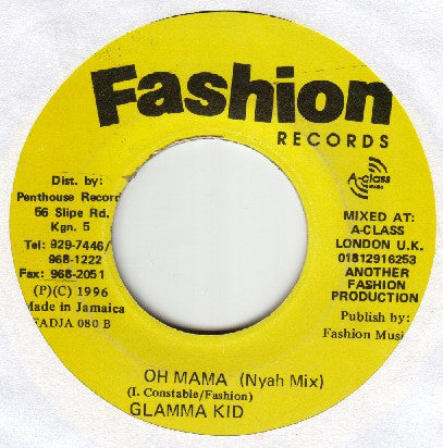 Glamma Kid : Oh Mama (7")
