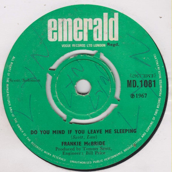 Frankie McBride : Five Little Fingers (7", Single)