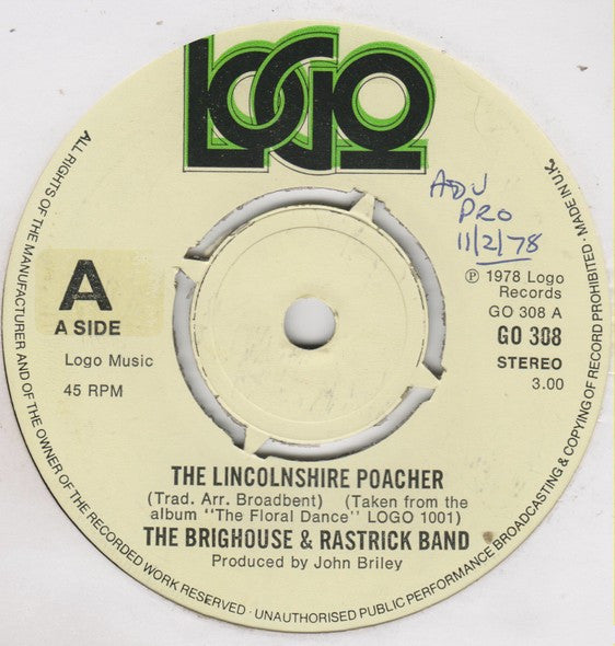 The Brighouse And Rastrick Brass Band : The Lincolnshire Poacher (7", Single)