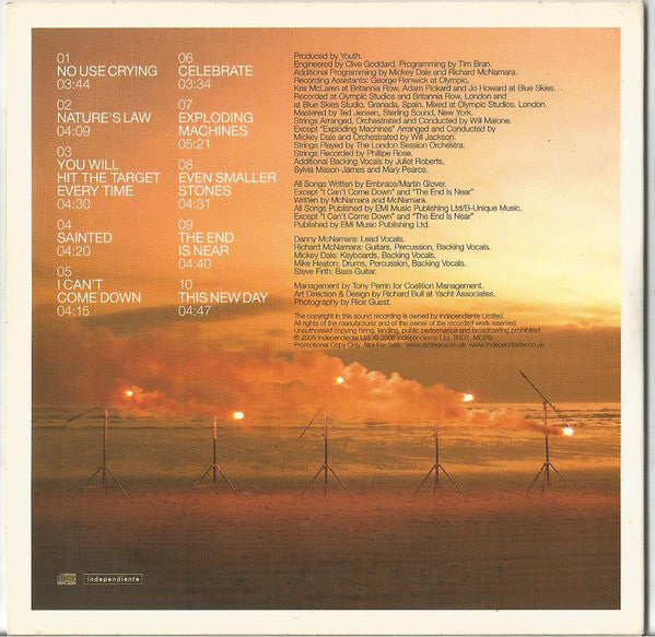 Embrace : This New Day (CD, Album, Promo)