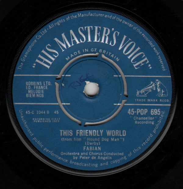 Fabian (6) : Hound Dog Man (7", Single)