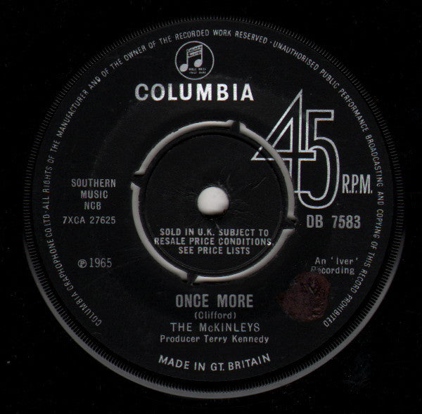 The McKinleys : Give Him My Love (7", Single)