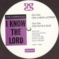 The Tabernacle : I Know The Lord (12", Promo)