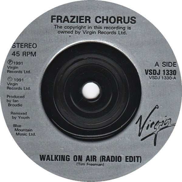Frazier Chorus : Walking On Air (7", Single, Promo)