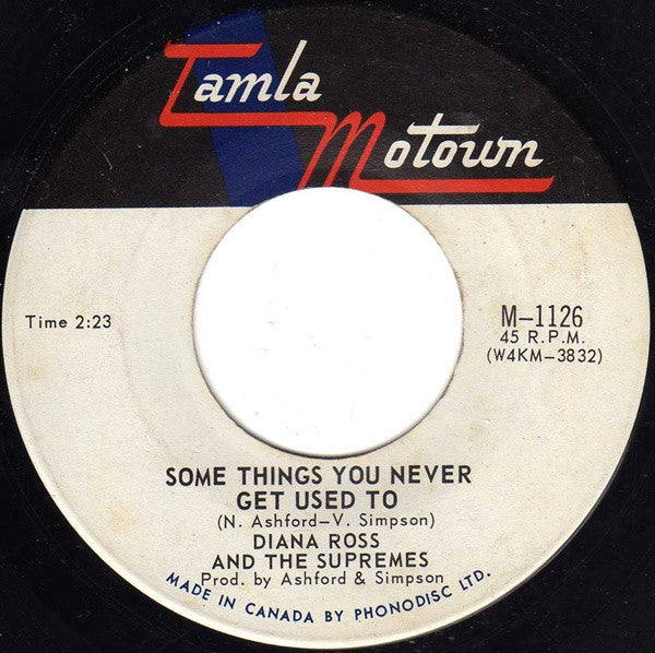 The Supremes : You've Been So Wonderful To Me / Some Things You Never Get Used To (7", Single)