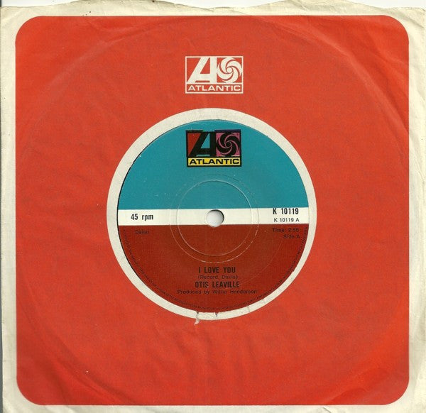 Otis Leavill : I Love You (7", Single, RE, Sol)