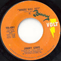 Jimmy Lewis : Where Was He / Stop Half Loving These Women (7")