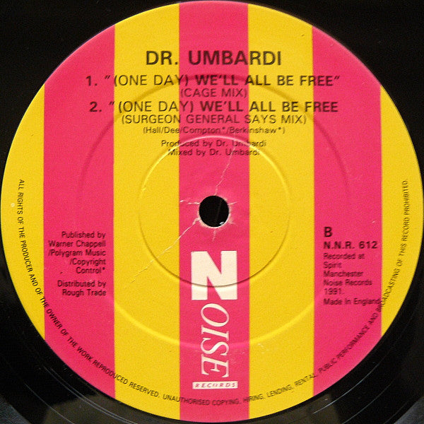 Dr. Umbardi : (One Day) We'll All Be Free (12")