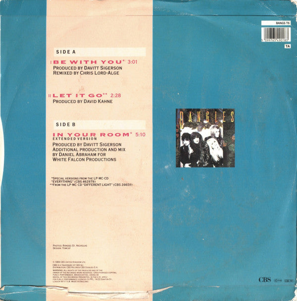 Bangles : Be With You (12", Single)