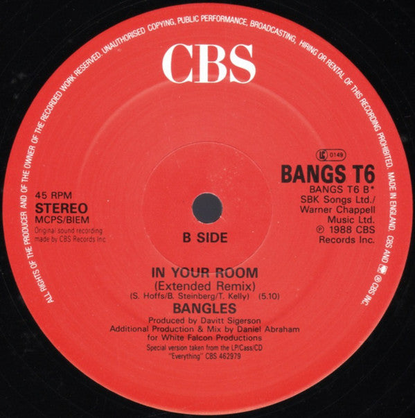 Bangles : Be With You (12", Single)