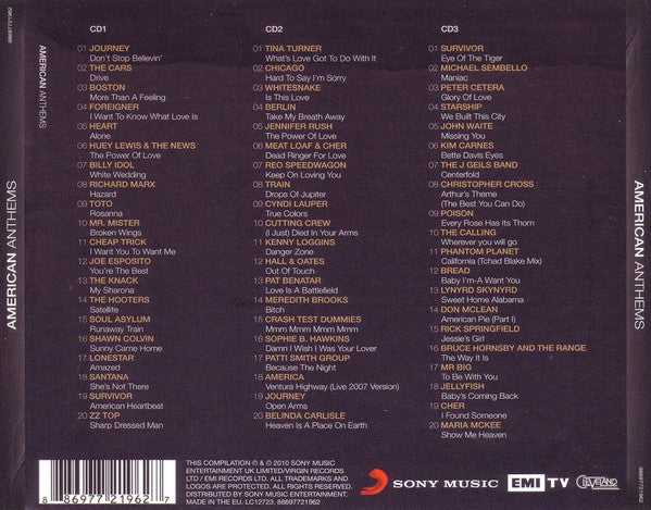 Various : American Anthems (3xCD, Comp)