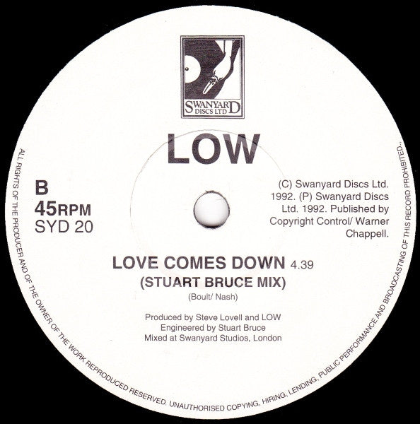 Low (12) : Tearing My Soul Apart (7", Single)