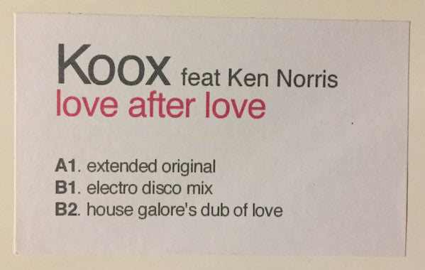 Koox Feat. Ken Norris : Love After Love (12", W/Lbl)