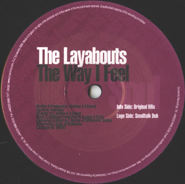 The Layabouts : The Way I Feel (12")
