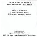 Shirley Bassey : Get This Party Started (CDr, Single, Promo)