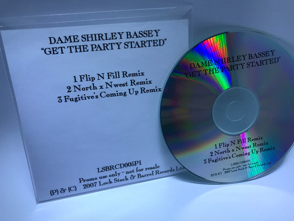 Shirley Bassey : Get This Party Started (CDr, Single, Promo)