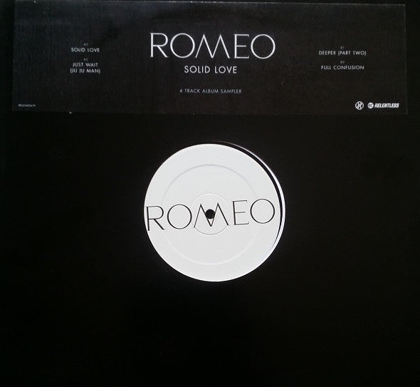 Romeo : Solid Love - 4 Track Album Sampler (12", Promo, Smplr, W/Lbl)