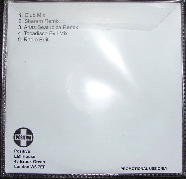 David Guetta & Chris Willis Vs. Tocadisco : Tomorrow Can Wait (CDr, Promo)