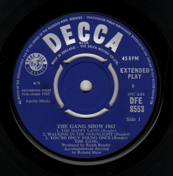 The Gang : The Gang Show! 1963 (7", EP, Mono)