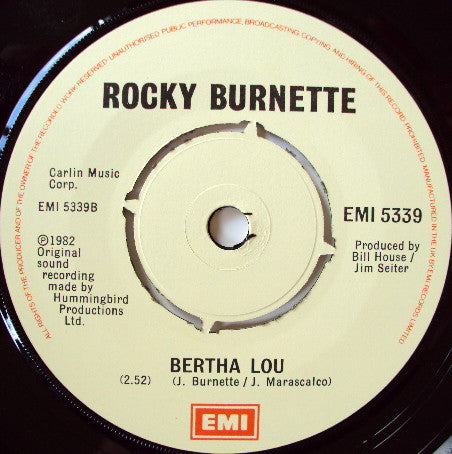 Rocky Burnette : Fingerprints (7", Single)