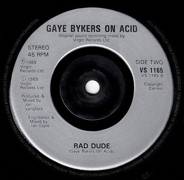 Gaye Bykers On Acid : Hot Thing (7", Single)