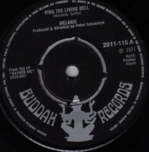 Melanie (2) : Ring The Living Bell (7", Single, 4 P)