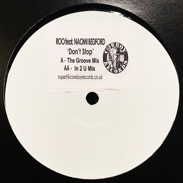 Roo (6) Feat. Naomi Bedford : Don't Stop (12", Single, W/Lbl, Sti)