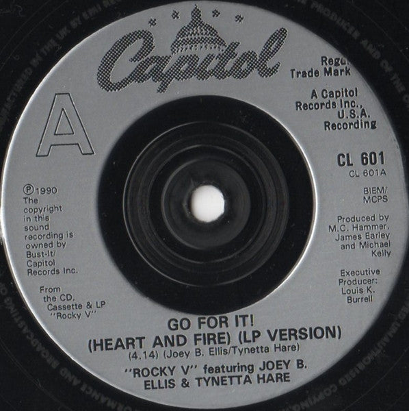 Joey B. Ellis And Tynetta Hare : Go For It! (Heart And Fire) (7", Sil)