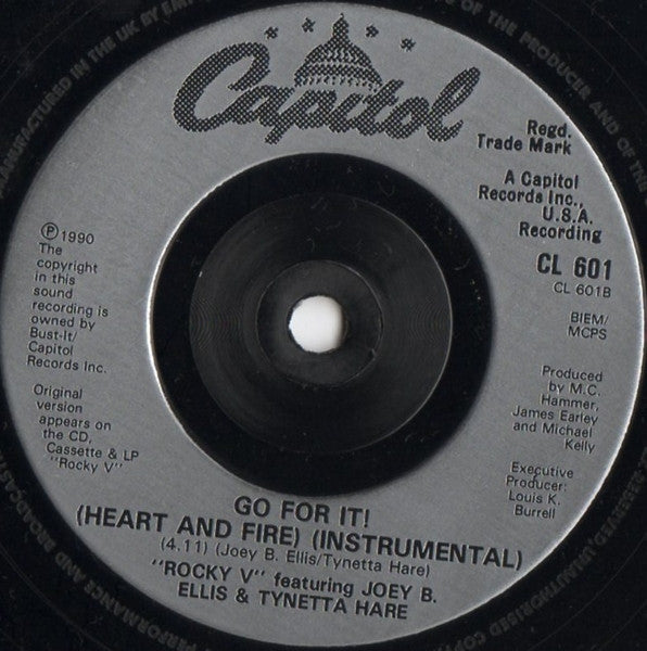 Joey B. Ellis And Tynetta Hare : Go For It! (Heart And Fire) (7", Sil)