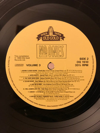 Various : Country Number Ones Volume 3 (LP, Comp)